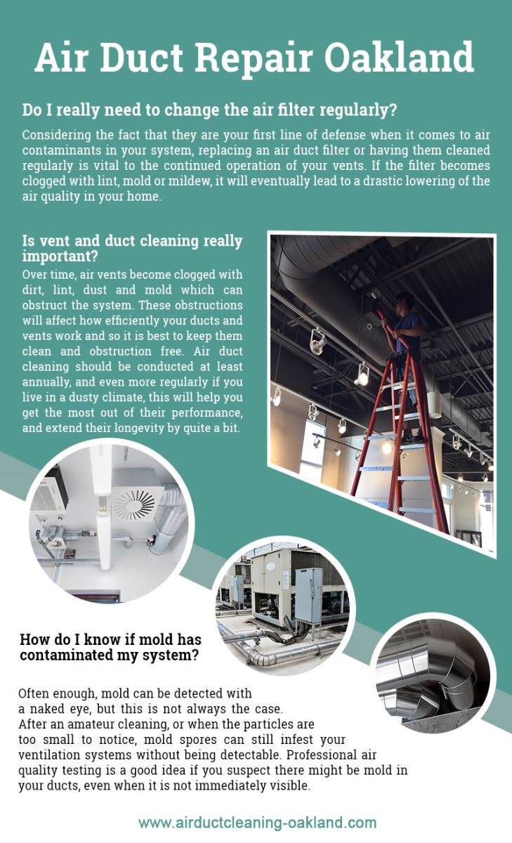 Air Duct Cleaning Oakland Infographic